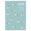 【ナカバヤシ】ノートダイアリー2026/セミB5/ウマ1 【2026年1月始まり】手帳 ダイアリー 仕事