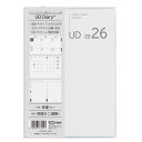【ナカバヤシ】UDダイアリー2026/B6/ホワイト【2026年1月始まり】手帳 ダイアリー 仕事