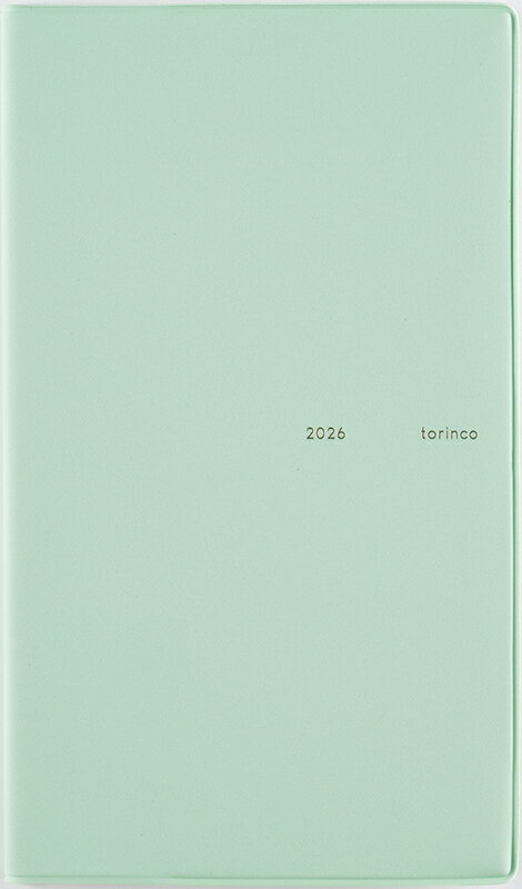 高橋書店 2026年1月始まり （524）torinco3（ライトターコイズ）