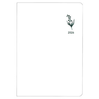 ダイゴー 2026年1月始まり ミル MILL 【E7778】 マネジメント PETITE B6 ホワイト 手帳 スケジュール帳◇8月末入荷予定