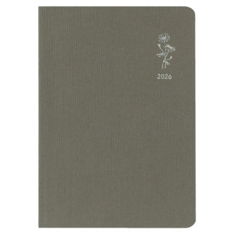 ダイゴー2026年1月始まり ミル MILL E7773 マネジメント PETITE A6 ブラウン スケジュール帳