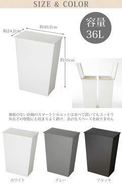 【送料無料】クード ゴミ箱 シンプルワイド 36L ふた付き ごみ箱 キャスター付 横型 45リットルゴミ袋 ダストボックス 北欧 おしゃれ I'mD アイムディー kcud [岩谷マテリアル] リビング ゴミ箱 ペール【ポイント10倍】【フラリア】