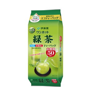 伊藤園 ワンポットエコティーバッグ 抹茶入り緑茶 50袋［伊藤園］緑茶 抹茶 お得用 水出し お湯出し ティーバッグ【ポイント2倍】【フラリア】