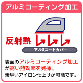 アイロン台カバー アルミコート ループ型用[山崎実業]【ポイント5倍】【フラリア】