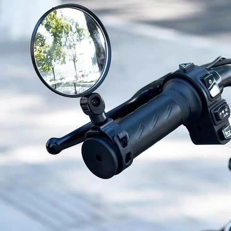 自転車用ミラー 凸面鏡 2個セット バーエンドミラー 広角ミラー 補助ミラー サポー...