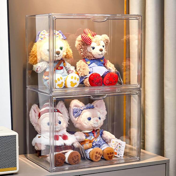 ぬいぐるみ収納 収納ケース シューズボックス クリア 透明 前開き スニーカーボックス 収納ボックス 展示ケース バック収納 書類 おもちゃ フィギュアケース コレクションケース 展示用 ウインナーケース 送料無料 cocolon-shop-10002621 Cocolon 楽天市場店 サンプル画像2