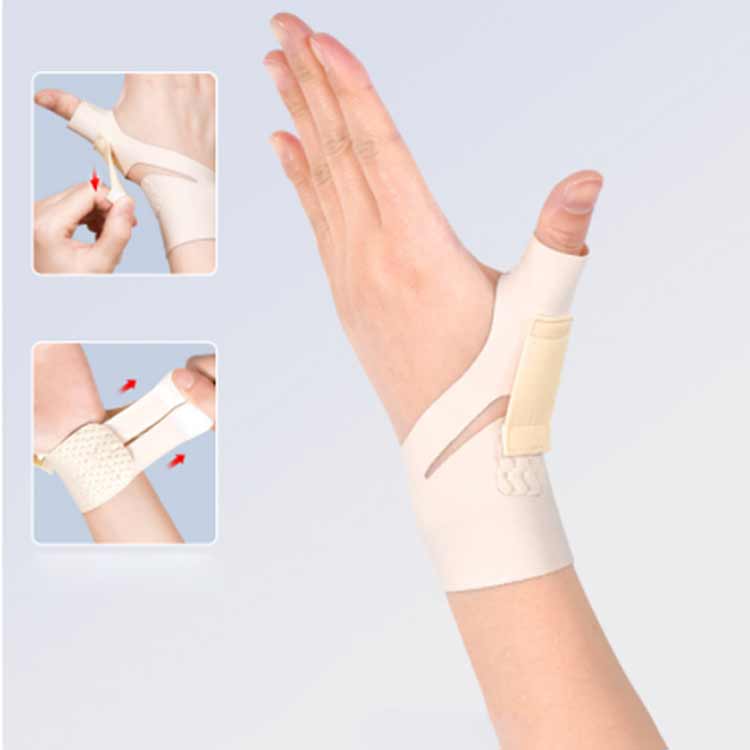 手首用サポーター 親指の固定 親指付け根 薄型 左手用 右手用 サイズ調整 ストレッチ性 リストバンド 仕事 家事OK 男女兼用 滑り止め 通気性 作業用 スポーツ 送料無料