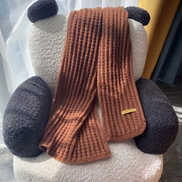 マフラー レディース ニット ニットマフラー 大判 ロング ストール 厚手 暖か おしゃれ 定番 シンプル かわいい 防寒 ネックウォーマー ざっくり編み 秋冬 メンズ ユニセックス 寒さ対策 送料無料 2
