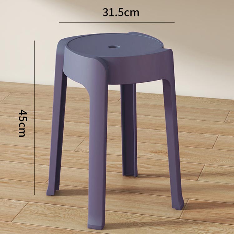 【2脚セット】スツール スタッキング 高さ45cm 円形 ニュアンスカラー チェア ダイニングチェア 丸いす 丸 椅子 積み重ね コンパクト 軽量 PP素材 おしゃれ シンプル モダン 北欧 スタッキングスツール ダイニング 玄関 イス チェアー 簡易 収納 カラフル スタッキングチェア [2]
