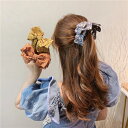 花柄 リボン バナナクリップ ヘアクリップ しっかり 髪留め レディース 小さめ かわいい まとめ髪 簡単 ヘアアレンジ 大人 小物 ギフト プレゼント | ヘ...