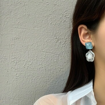 クリア ピアス イヤリングピアス ピアス おしゃれ かわいい アクセ アクセサリー オシャレ 韓国 誕生日 女性 誕生日プレゼント ギフト パール 変形