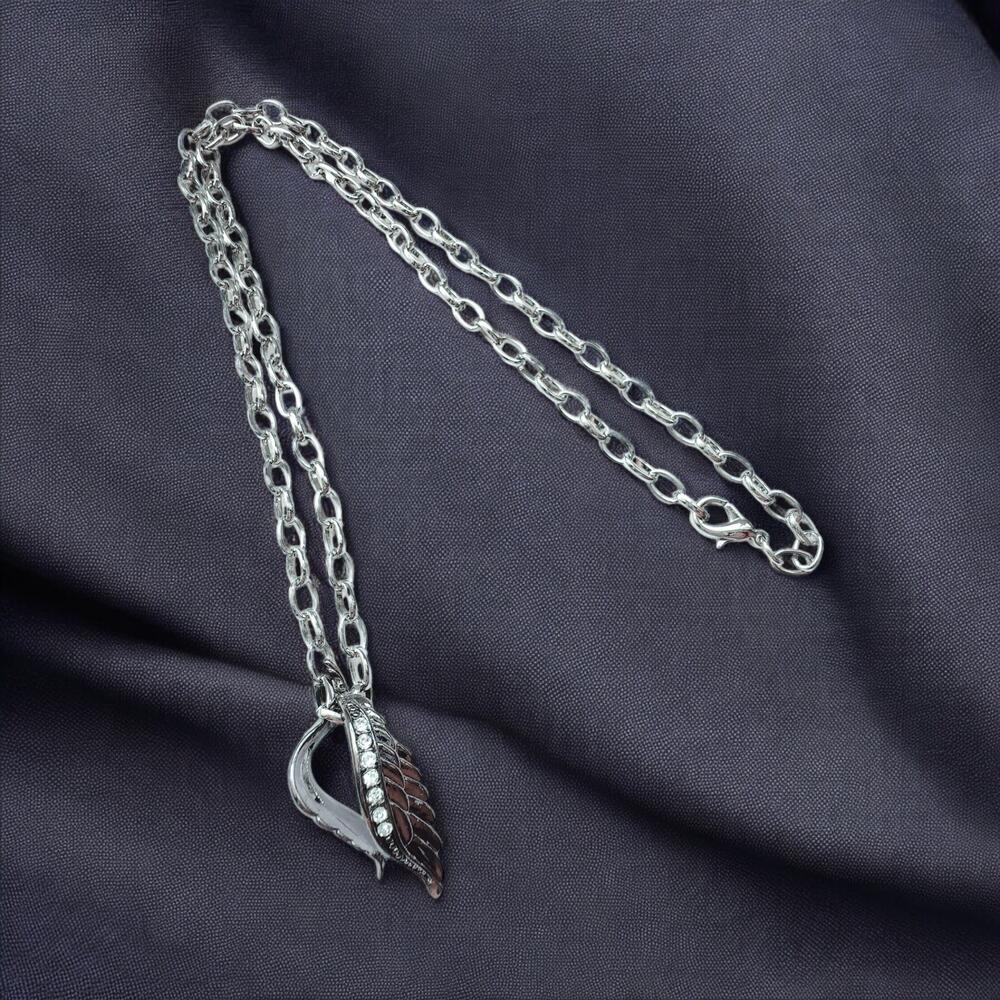 M105 金運召致 無駄を省き増やす 金の羽 金運財運 金上昇ネックレス 龍神 須佐之男命【開運・金運・財運・成長運】祈祷師 澪央 成功 開運 お守り 御守り おまじない 叶う 祈祷 霊感霊視 願望成就 財運 金運 副業 臨時収入 一攫千金 ユニセックス 男女兼用 men's WING 2