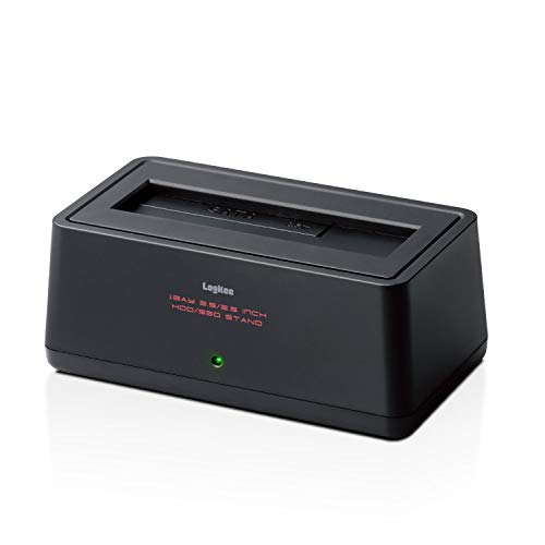 ロジテック HDDスタンド USB3.2Gen1 HDD SSD対応 2.5/3.5インチ 最大16TBまで対応 テレビ使用可能 LGB-1BS その1