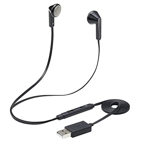 エレコム ヘッドセット イヤホンマイク USB接続 ステレオ ブラック HS-EP19UBK エレコム ヘッドセット イヤホンマイク USB接続 ステレオ ブラック HS-EP19UBK