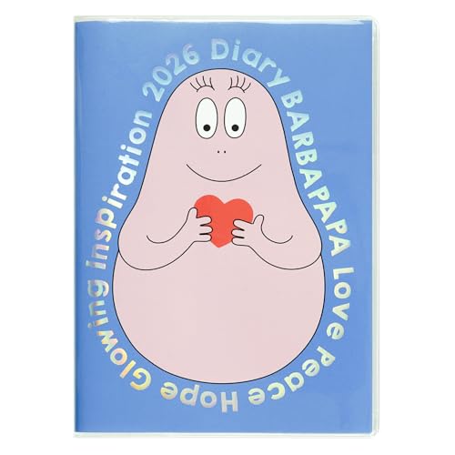 グリーティングライフ バーバパパ 手帳 2026年 B6 ウィクリー ソフトカバー ブルー CD-1377-BB (2026年1月始まり)