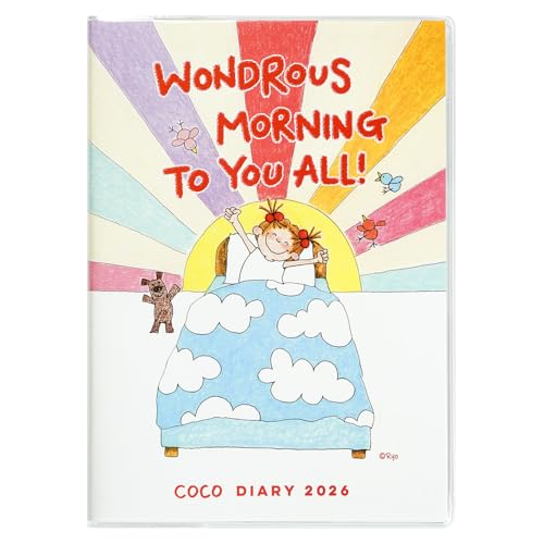 グリーティングライフ ココちゃん 手帳 2026年 B6 ウィクリー ソフトカバー モーニング CD-1371-RY (2026年1月始まり)