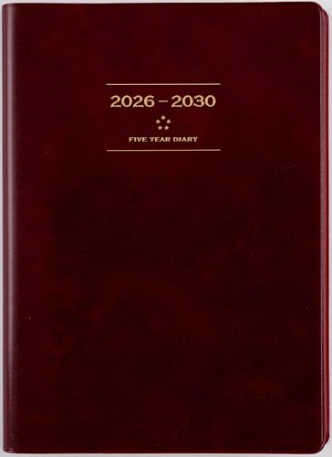 高橋 手帳 2026年 A5 5年卓上日誌 ワイン No.98 (2026年 1月始まり)