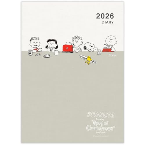 ホールマーク スヌーピー 手帳 2026年 A5 マンスリー ファミリー手帳 仲間とごはんの時間 845858 (2025年 12月始まり)