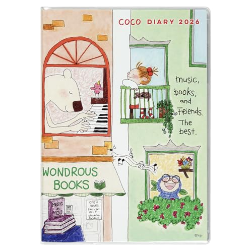 グリーティングライフ ココちゃん 手帳 2026年 B6 ウィクリー ソフトカバー ウィンドウ CD-1372-RY (2026年1月始まり)