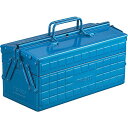TRUSCO(トラスコ) 2段工具箱 350X160X215 ブルー ST-350-B