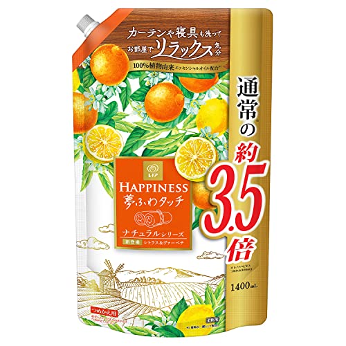 レノアハピネス 夢ふわタッチ シトラス&ヴァーベナ 詰替え 超特大 1400mL