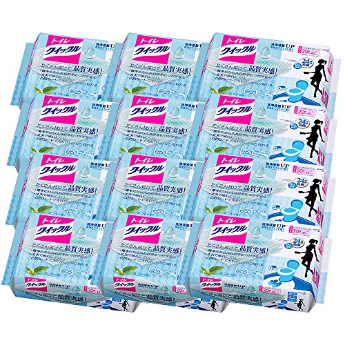 ケース販売トイレクイックル トイレ用洗剤 詰替用 20枚×12個