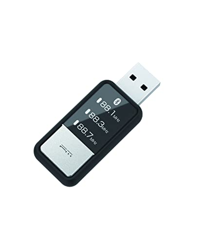 カシムラ USBポートに接続できるBluetooth FMトランスミッター コンパクトタイプ イコライザー機能付 NKD-218 ブラック