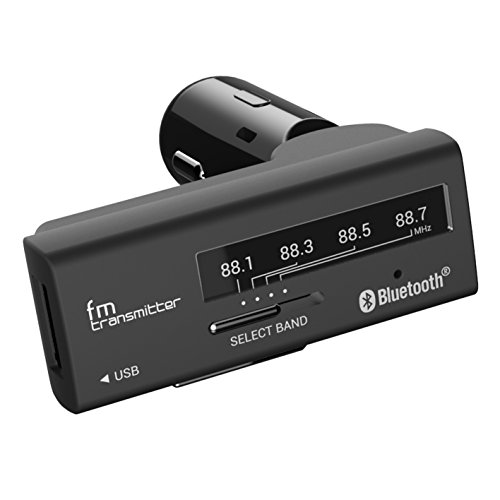 カシムラ Bluetooth FMトランスミッター 4バンド USB1ポート 2.4A シンプル操作 12V/24V車対応 NKD-189