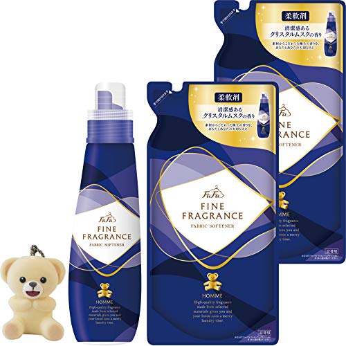 ファーファ 柔軟剤 ファイン フレグランス オム クリスタル ムスク の香り 本体 (600ml) 