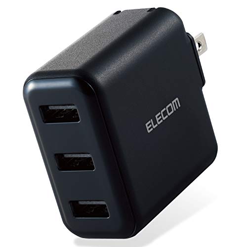 エレコム USB コンセント 充電器 合計18W Type-A×3 iPhone (iPhone13シリーズ対応) / Android/タブレ エレコム USB コンセント 充電器 合計18W Type-A×3 iPhone (iPhone13シリーズ対応) / Android/タブレ