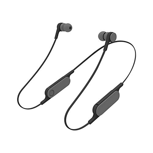 エレコム Bluetooth ブルートゥース イヤホン ワイヤレス bund [1ボタンのみのシンプルな機能設計] スモークブラック LBT-H