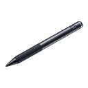 サンワサプライ タッチペン スタイラスペン 充電式 極細 ブラック PDA-PEN47BK