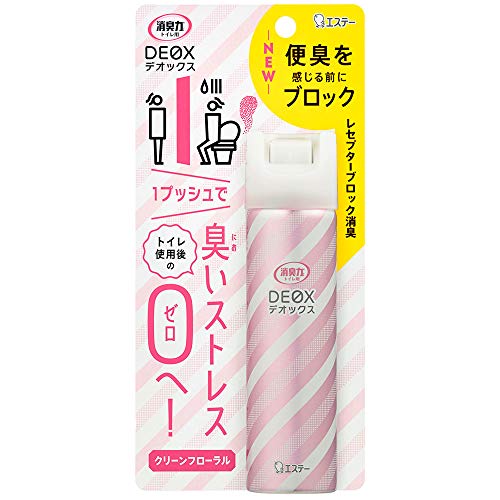 エステー 消臭力 DEOX(デオックス） トイレ用スプレー クリーンフローラル 50ml