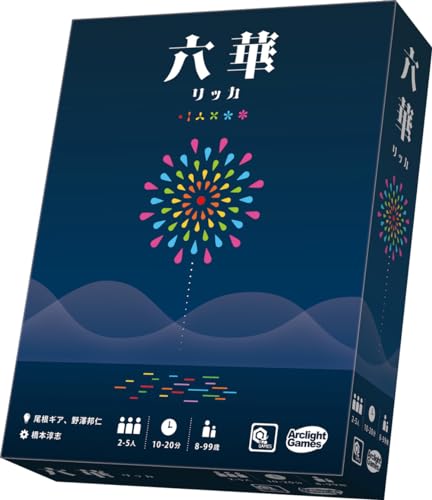 樂天商城 - アークライト 六華 (2-5人用 10-20分 8才以上向け) ボードゲーム