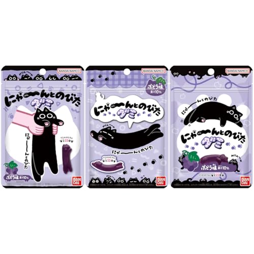 バンダイ(BANDAI) にゃーんとのびたグミ グミキャンディ 食玩 BOX販売/12個セット