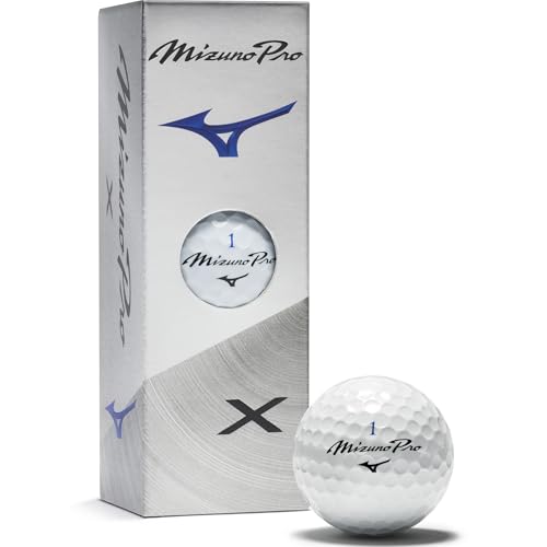 MIZUNO(ミズノ) ゴルフ ボール ミズノプロ X ホワイト スリーブ 5NJBT835