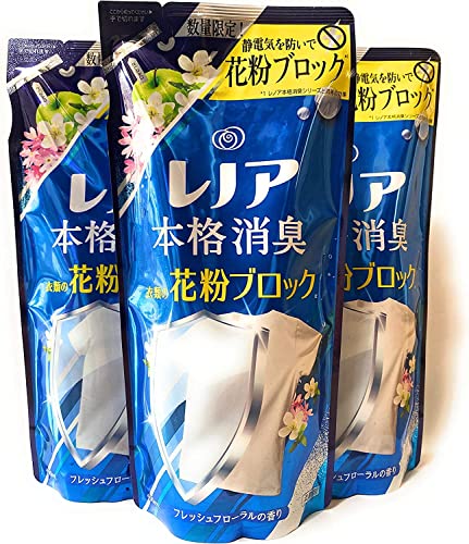 レノア 本格消臭 花粉ブロック フレッシュフローラルの香り 詰め替え用 400ml×3個セット