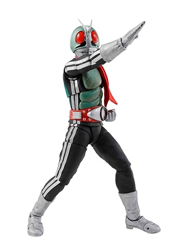 樂天商城 - TAMASHII NATIONS S.H.フィギュアーツ（真骨彫製法） 仮面ライダー新1号 栄光の昭和ライダーエディション（初回台座付属） 約1