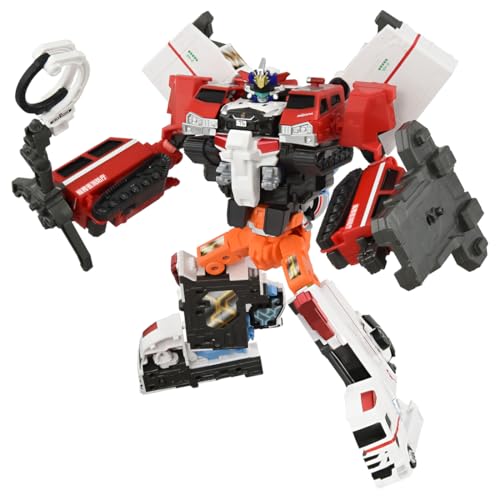 タカラトミー(TAKARA TOMY) トミカ ジョブレイバー TJBDX エクシードジョブレイバー 警察消防救急 超越DXセット ミニカー お