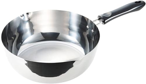 下村企販 片手鍋 24cm 目盛付 日本製 直火・IH対応 注ぎ口付き 目盛付き ミラー仕上げ 多用途に使える ..