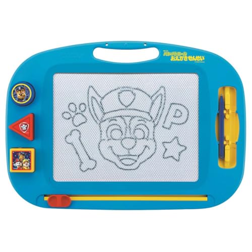 無し/-/-・パッケージ個数:1・(C)2023 Spin Master Ltd. PAW PATROL and all related titles logos characters; and SPIN MASTER logo are trademarks of Spin Master Ltd. Used under license. Nickelodeon and all related titles and logos are trademarks of Viacom International Inc. (C) TOMY・電池は使用しません。なぐりがきから文字のおけいこまで、すらすらかいてサッと消えるパウ・パトロールのせんせい。 お絵かき玩具の代名詞「せんせい」からパウ・パトロールが登場。 なぐりがきから文字のおけいこまで、すらすらかいてサッと消える、手を汚さずに何度でも繰り返しおえかきが楽しめます。お絵かきシートでチェイスを簡単に描くことができます。 ハニカムスクリーンは白黒はっきり、ペンが持てないお子様でも●スタンプでお絵かきを楽しめます。 セット内容せんせい本体(1) マグネットペン(1) マグネットスタンプ(まる・さんかく・しかく)　(3) おえかきシート(1) スクリーンのお手入れ説明書(1)