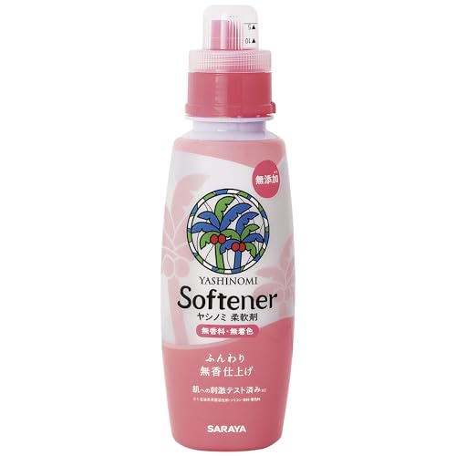 クリア/-/13541・パッケージ個数:1・内容量:520ml・無香料&無添加・原材料: 界面活性剤(エステル型ジアルキルアンモニウム塩、アルキルイミダゾリン型カチオン)・商品サイズ (高さ×奥行×幅): 60mm×77mm×250mm・ブラント名: ヤシノミ商品紹介 ●食品由来防臭成分配合で、生乾き臭を抑制。●2種類のヤシの実由来の柔軟成分で肌にやさしい。 使用方法 洗濯機のすすぎ用コンパートメントに適量を入れてください。洗濯物のサイズに応じて量を調整してください。