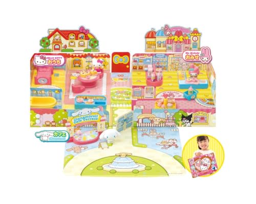 アガツマ(AGATSUMA) Sanrio characters パッとひろがる おうちとおみせ カフェ付き 3歳以上 サンリオ キティ