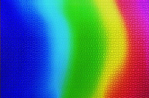 2016ピース ジグソーパズル Rainbow Gradation II ベリースモールピース(50x75cm)