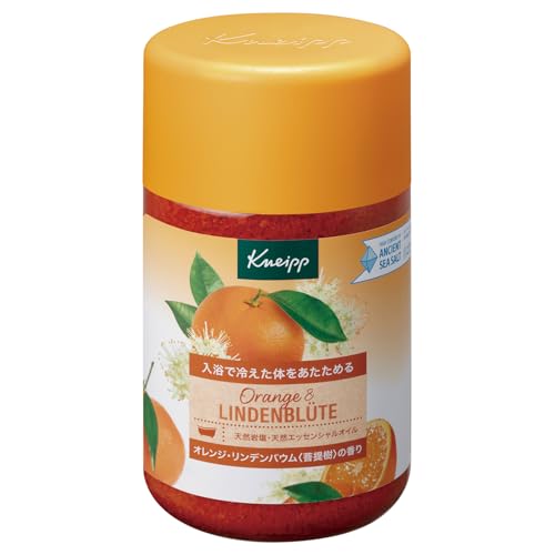 乐天商城 - クナイプ公式 バスソルト オレンジ・リンデンバウム(菩提樹)の香り 850g 発汗・温まり