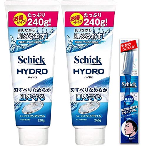 Schick(シック) ハイドロ シェービングジェル カミソリ 髭剃り ひげそり シェービング かみそり セット..