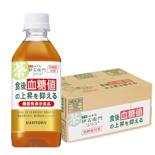 [機能性表示食品] サントリー 伊右衛門プラス 血糖値対策 350ml×24本
