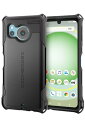 エレコム AQUOS sense8 (SH-54D / SHG11) ケース ハイブリッド カバー 耐衝撃 衝撃吸収 カメラ周り保護 ストラップ