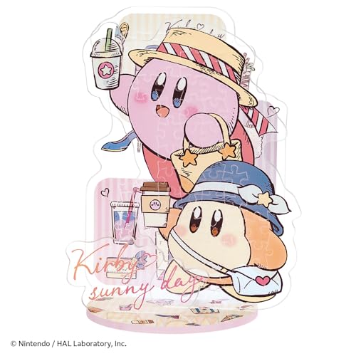 ビバリー ジグソーパズル×アクスタ 星のカービィ アクスタポップ カービィ・サニーデイ 組んで飾れる新..