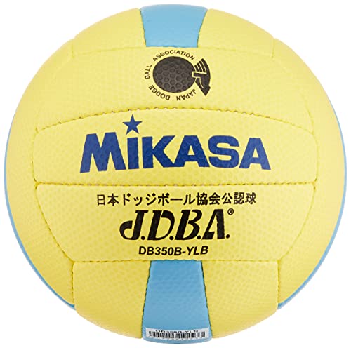 ミカサ(MIKASA) 日本ドッジボール協会 公認球 3号 (シニアカテゴリー中学生用) イエロー/ブルー DB350B-YLB 推奨内圧300